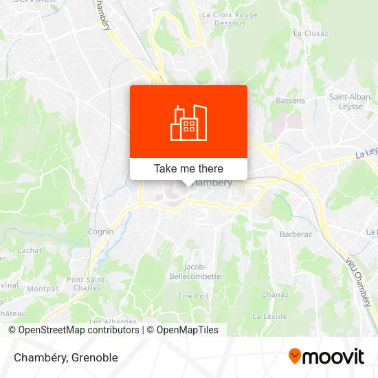 Chambéry map