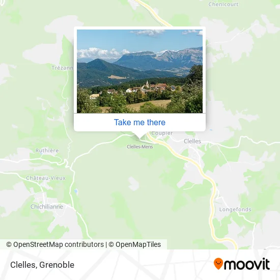 Clelles map