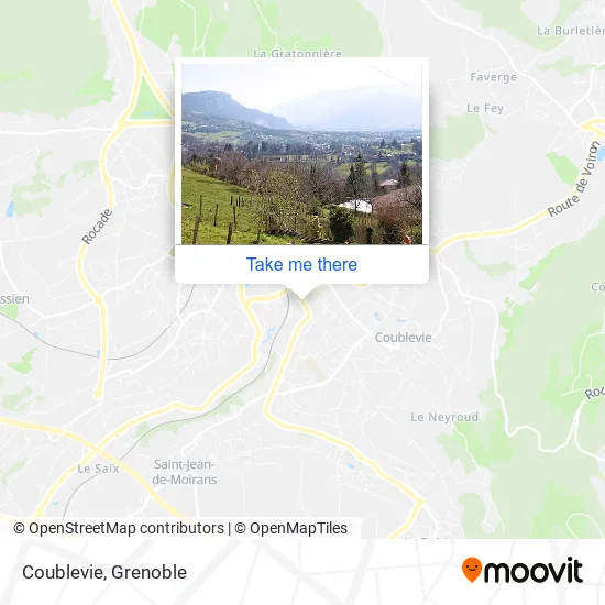 Coublevie map