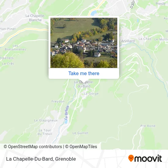 La Chapelle-Du-Bard map