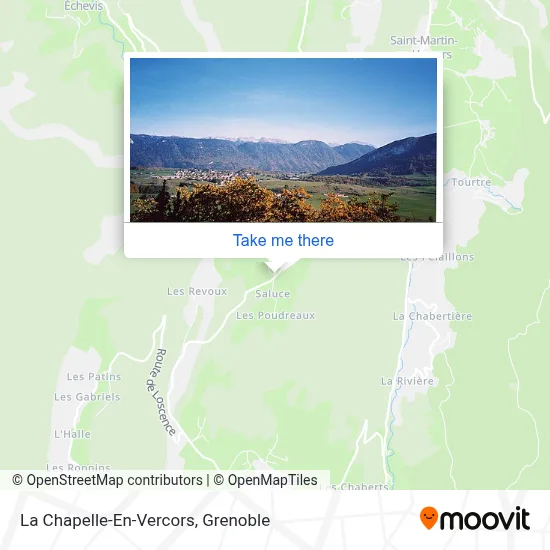 La Chapelle-En-Vercors map