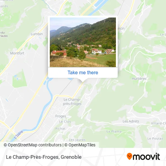 Le Champ-Près-Froges map