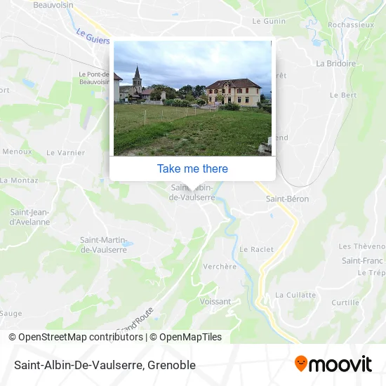 Saint-Albin-De-Vaulserre map