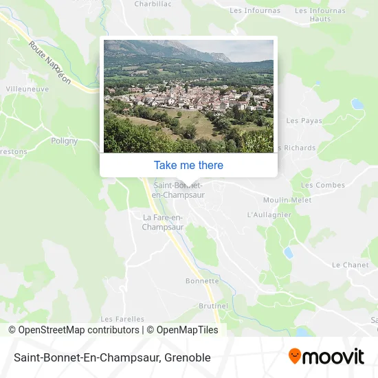 Saint-Bonnet-En-Champsaur map