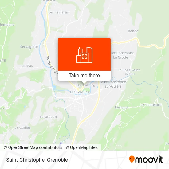 Saint-Christophe map