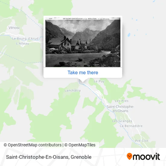Saint-Christophe-En-Oisans map