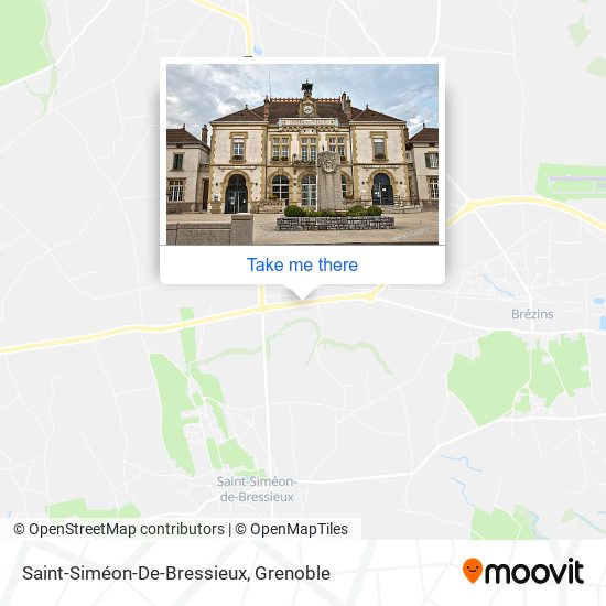 Saint-Siméon-De-Bressieux map