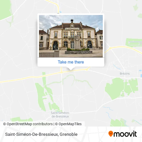 Saint-Siméon-De-Bressieux map