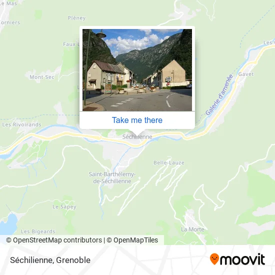 Séchilienne map