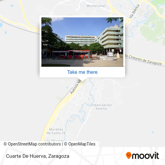 Cuarte De Huerva map