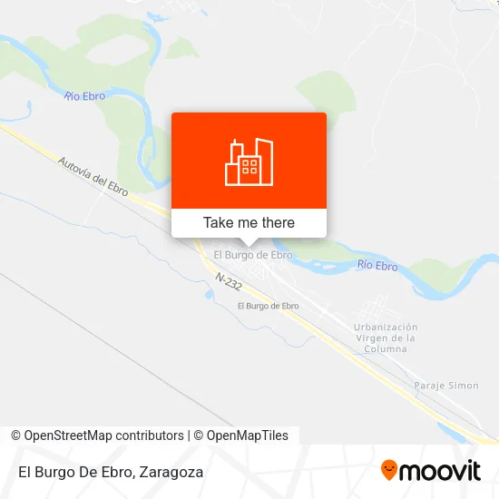 El Burgo De Ebro map