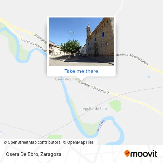 Osera De Ebro map
