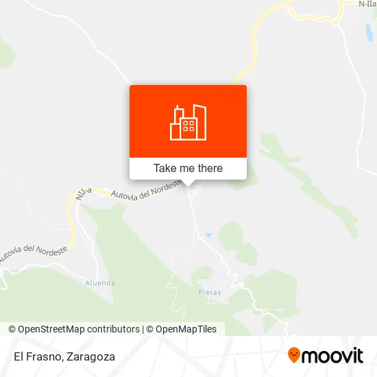 El Frasno map