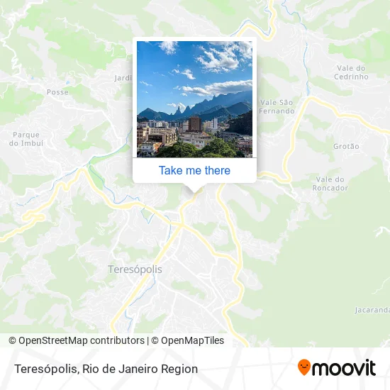 Teresópolis map