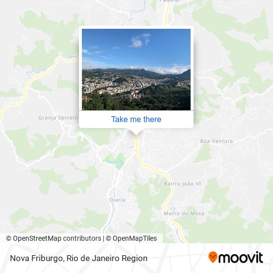 Nova Friburgo map