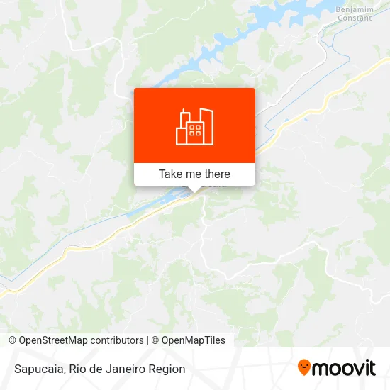 Sapucaia map