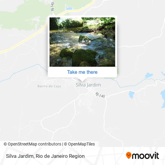 Silva Jardim map