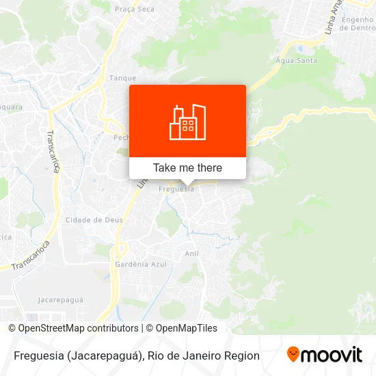 Freguesia (Jacarepaguá) map