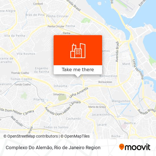 Complexo Do Alemão map