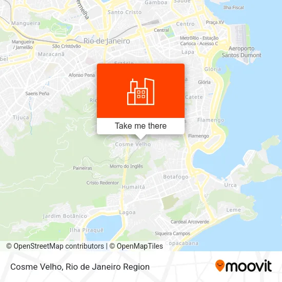Cosme Velho map