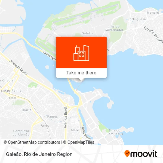 Galeão map