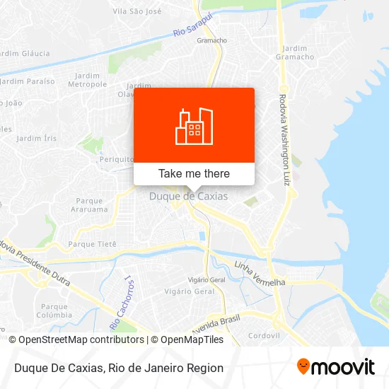Duque De Caxias map