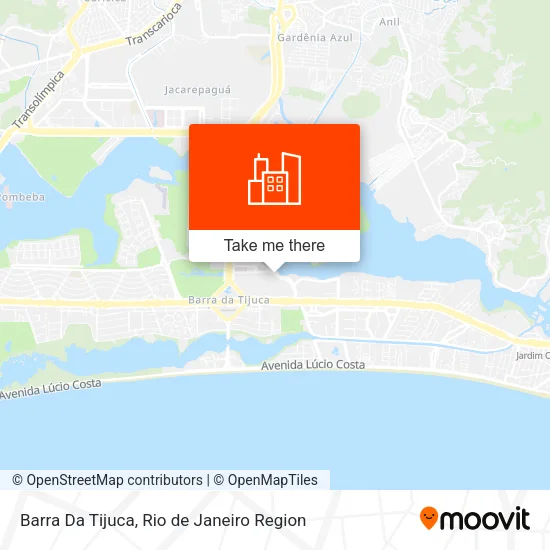 Barra Da Tijuca map