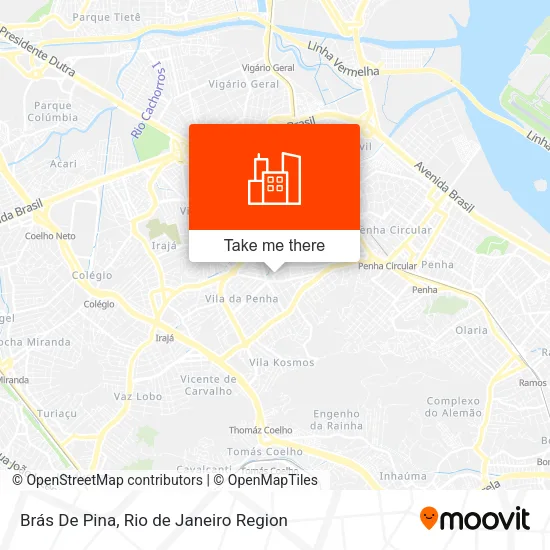 Brás De Pina map