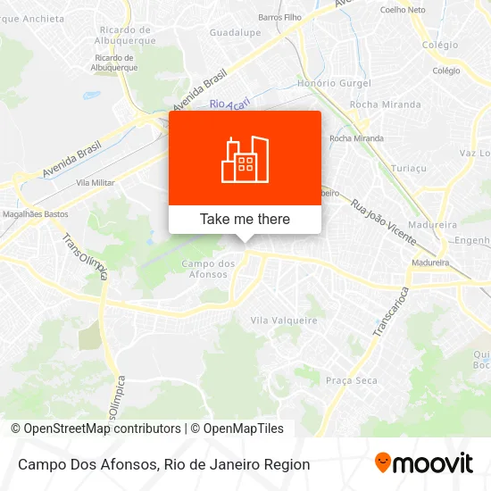Campo Dos Afonsos map