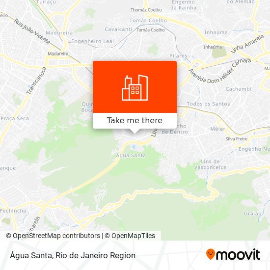 Água Santa map