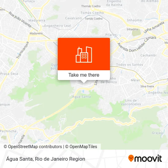 Água Santa map