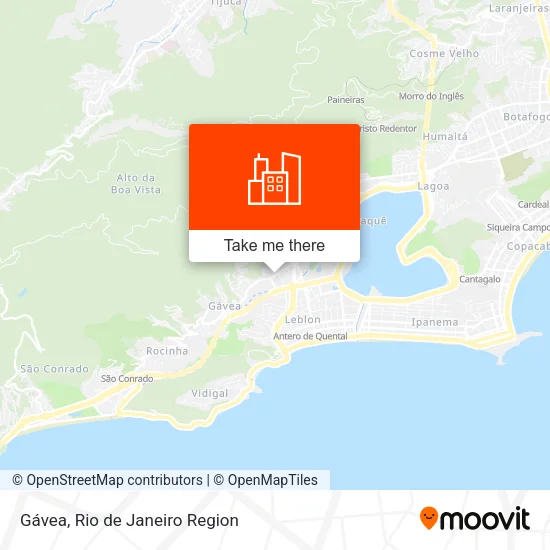 Gávea map
