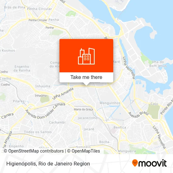 Higienópolis map