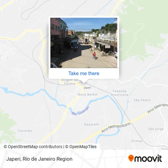 Japeri map