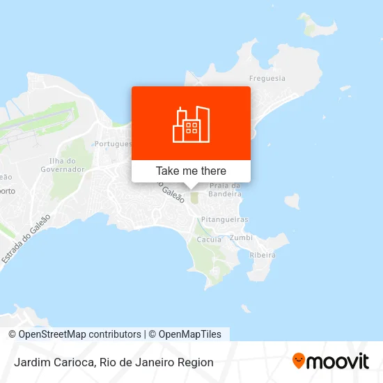Jardim Carioca map