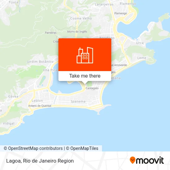 Lagoa map