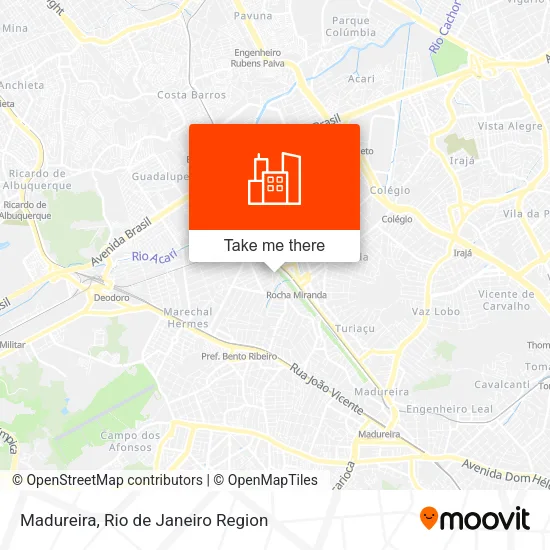 Madureira map