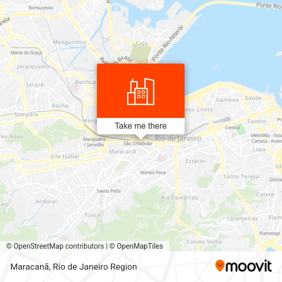 Maracanã map
