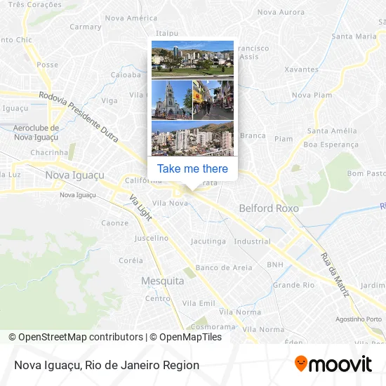 Nova Iguaçu map