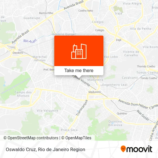 Oswaldo Cruz map