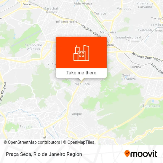 Praça Seca map