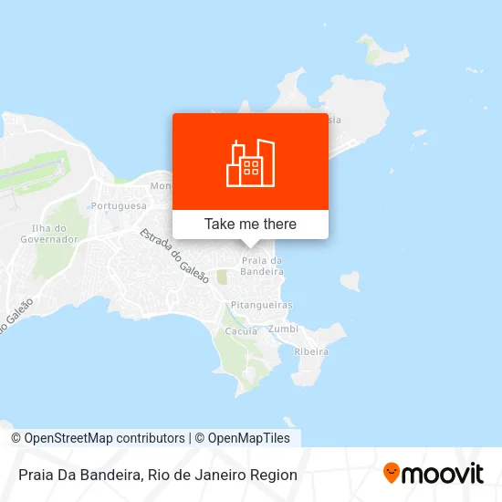 Praia Da Bandeira map