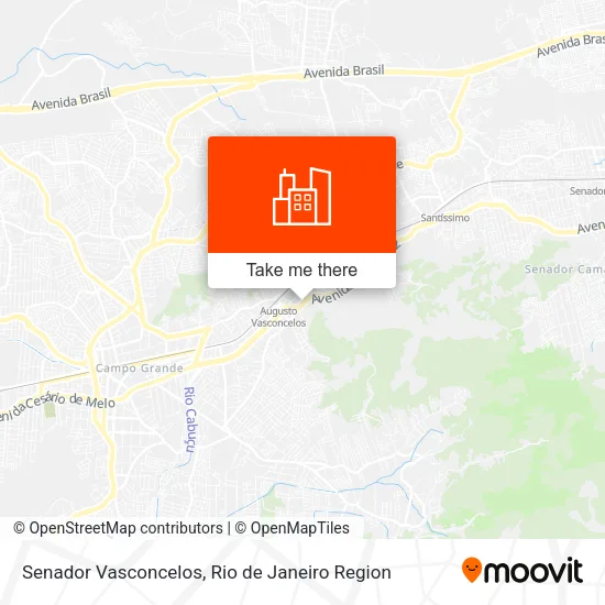 Senador Vasconcelos map