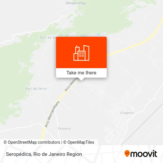 Seropédica map
