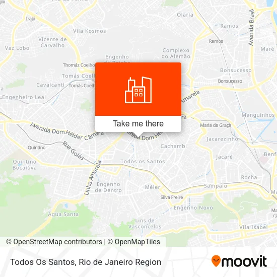 Todos Os Santos map