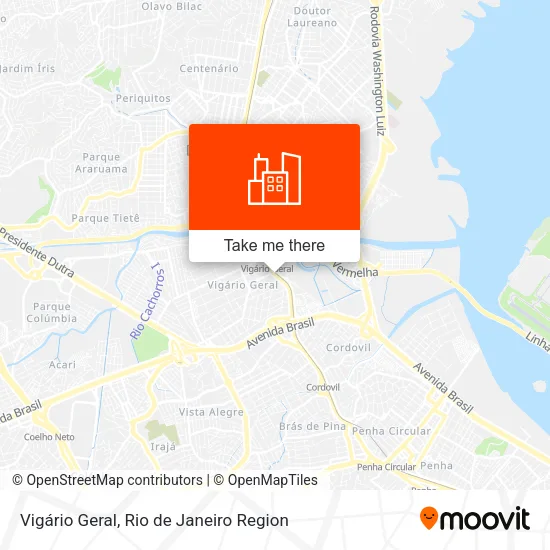 Vigário Geral map