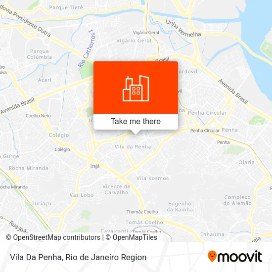 Vila Da Penha map