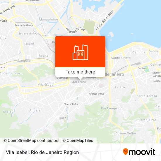 Vila Isabel map
