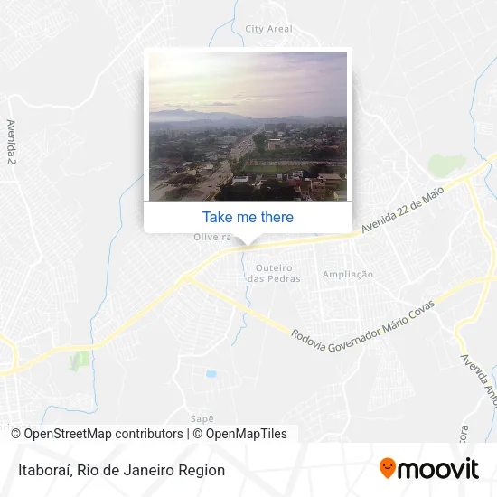 Itaboraí map