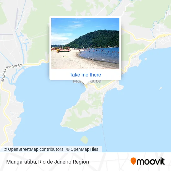 Mangaratiba map